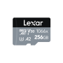 Carte micro-SD 256 GO 1066X LEXAR PRO SDXC™ UHS-I série SILVER