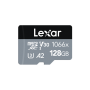 Carte micro-SD 128 GO 1066X LEXAR PRO SDXC™ UHS-I série SILVER