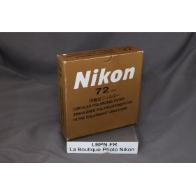 NIKON POLA CIRCULAIRE 72  / CIRCULAR POLARIZING 72  /  FTA16501