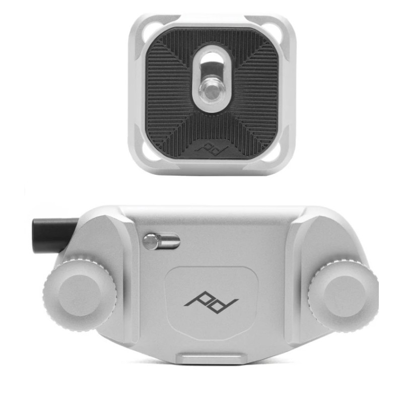 Peak Design  Capture clip SILVER avec plateau standard CPBK3