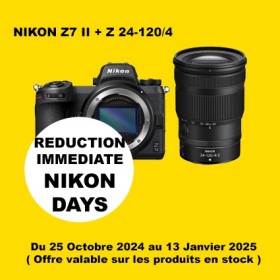 NIKON Z7 II + Z 24-120 NIKON PARIS REVENDEUR MAGASIN PRO PREMIUM