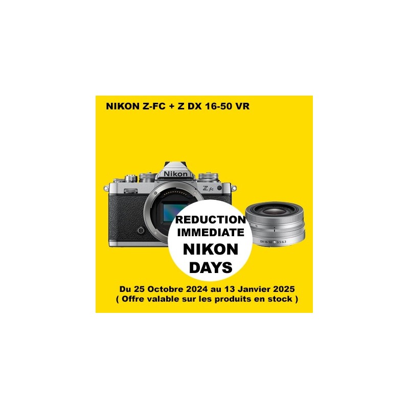 NIKON ZFC + Z DX 16-50 VR LA BOUTIQUE PHOTO NIKON LBPN.FR