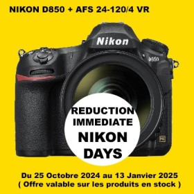 NIKON D850 + AFS 24-120/4 VR LA BOUTIQUE PHOTO NIKON LBPN.FR